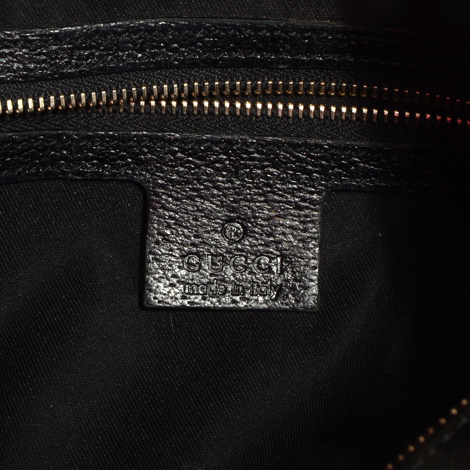 Gucci Monogram Web Bamboo Ring Hobo Black 6 of 7