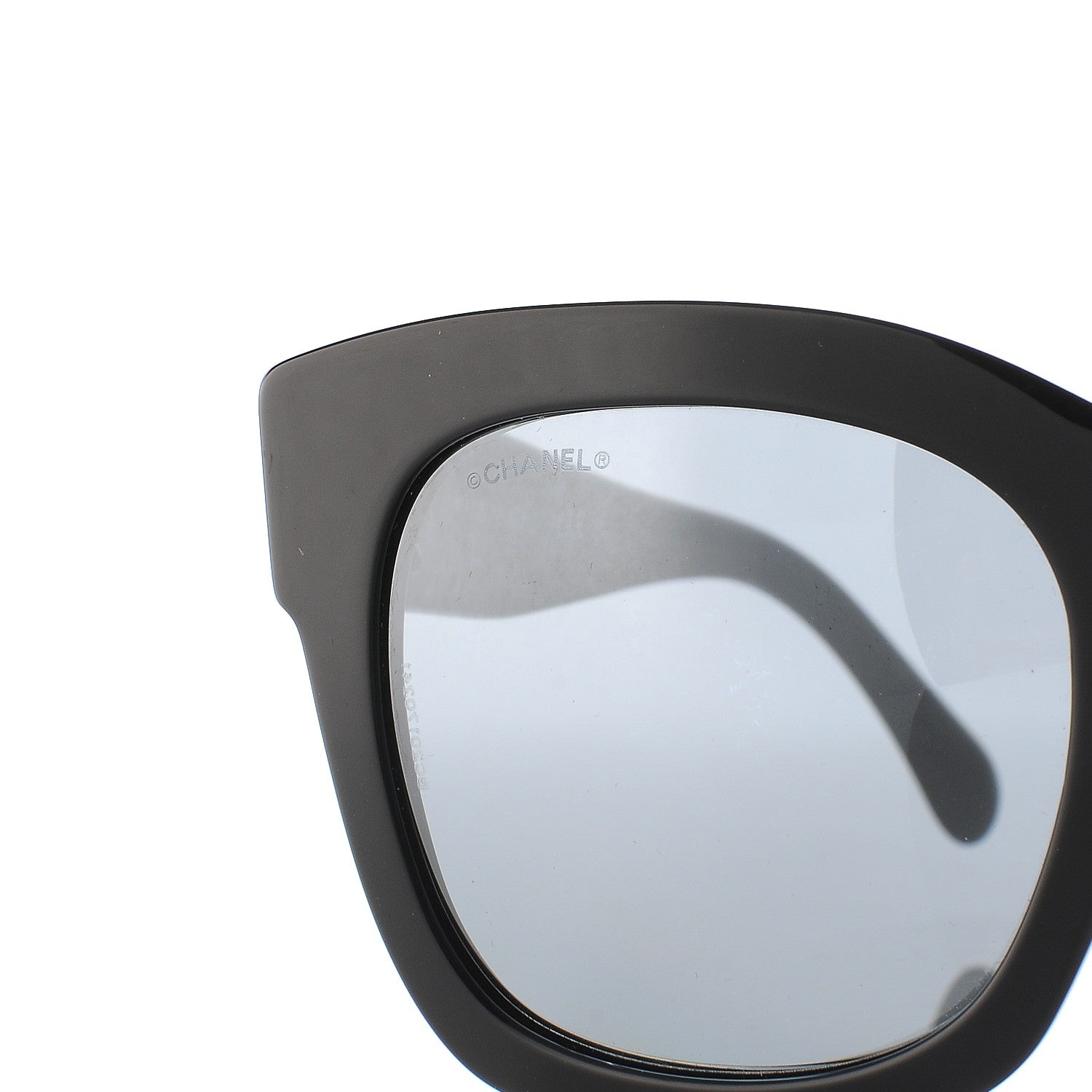 Chanel Mirror CC Sunglasses 5357 Black 6 of 9