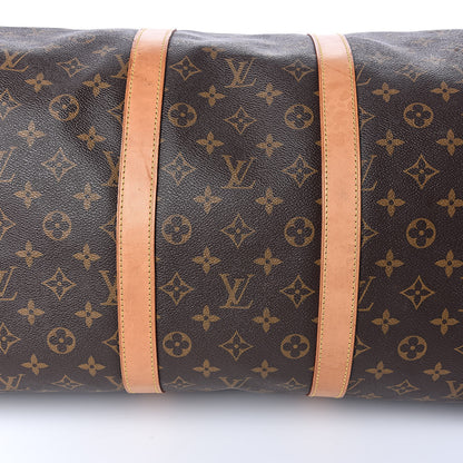 Louis Vuitton Monogram Keepall Bandouliere 55 10 of 18