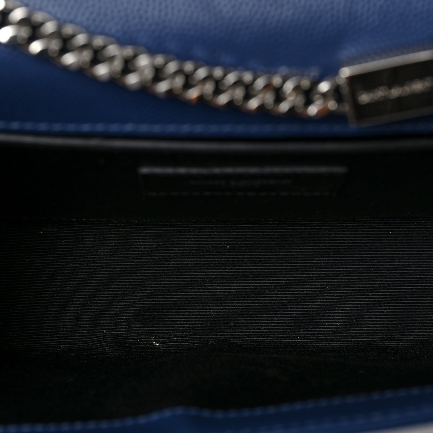 Grain De Poudre Small Classic Monogram Kate Satchel Denim
