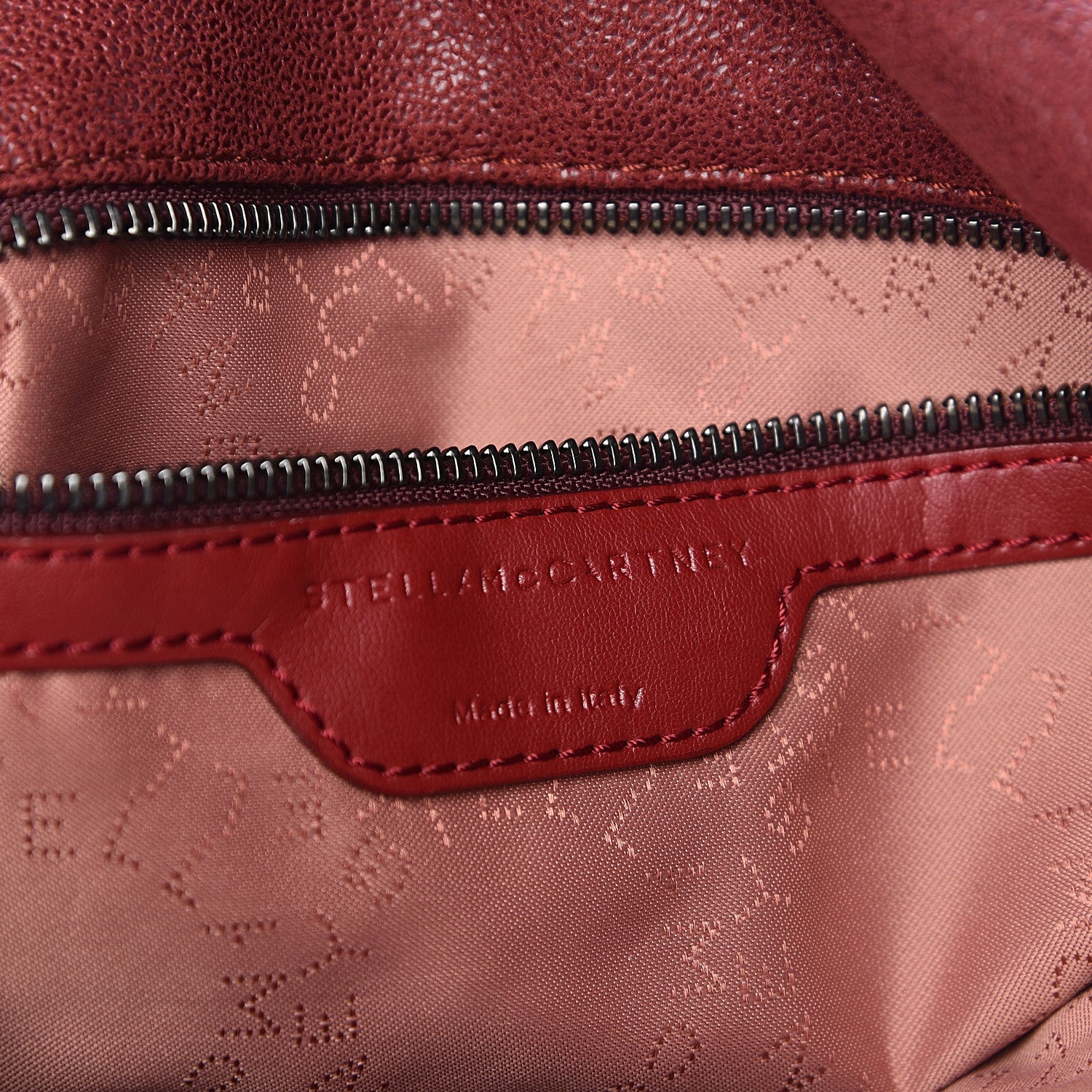 Stella McCartney Shaggy Deer Falabella Fold Over Tote Plum 7 of 11