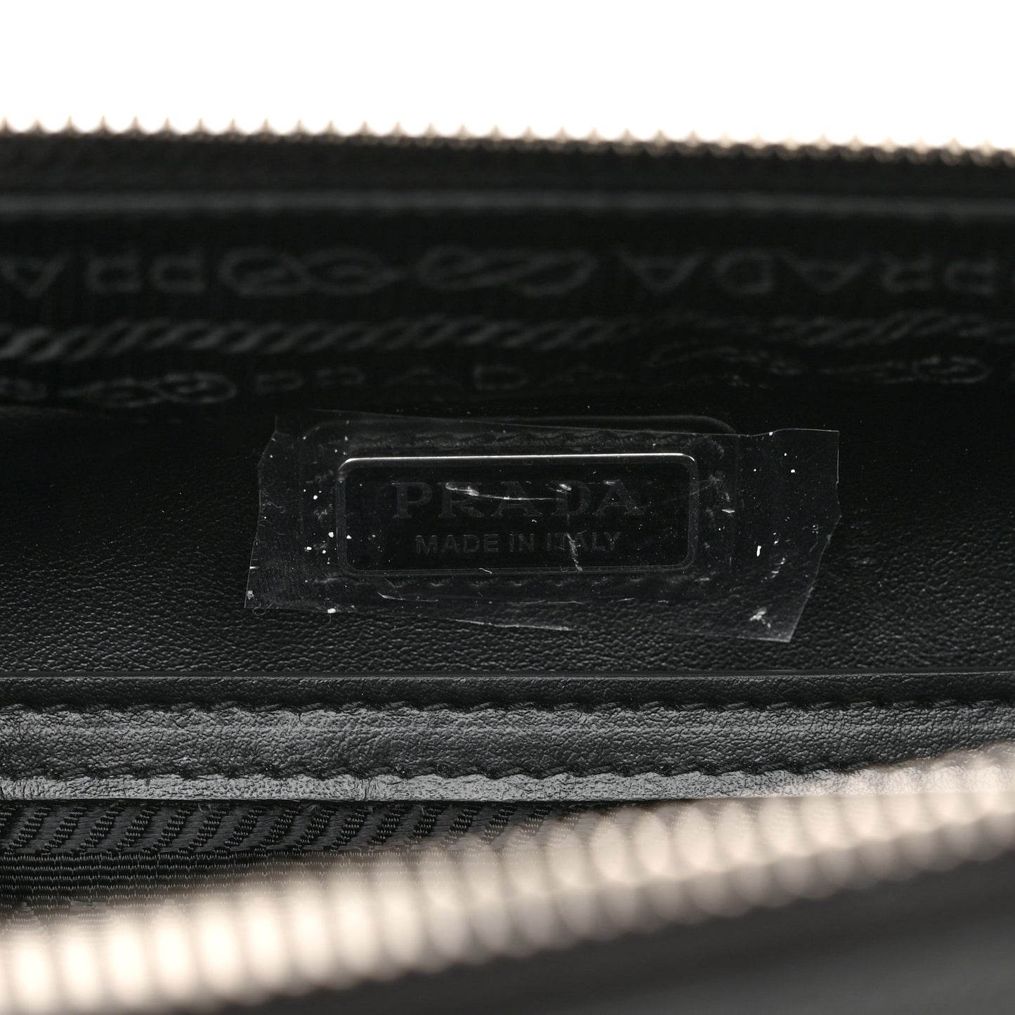 Saffiano Travel Medium Brique Crossbody Bag Black