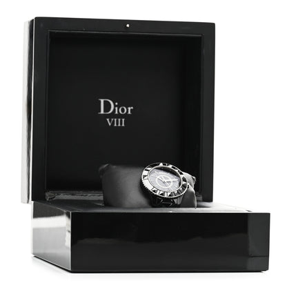 Christian Dior Stainless Steel Ceramic Diamond 34mm Dior VIII Quartz Watch Black 5 of 5
