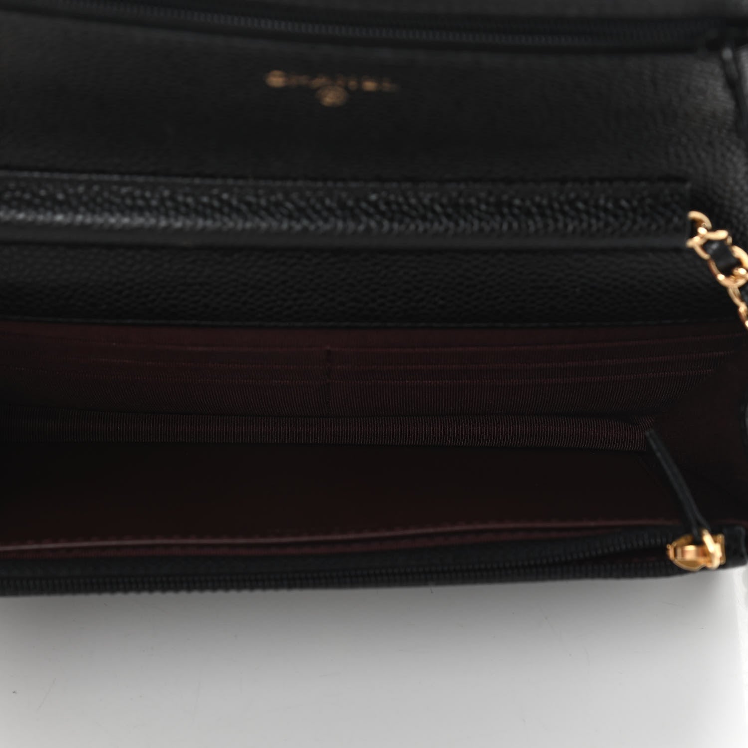 Chanel Caviar Quilted Wallet On Chain WOC Black 5 of 9