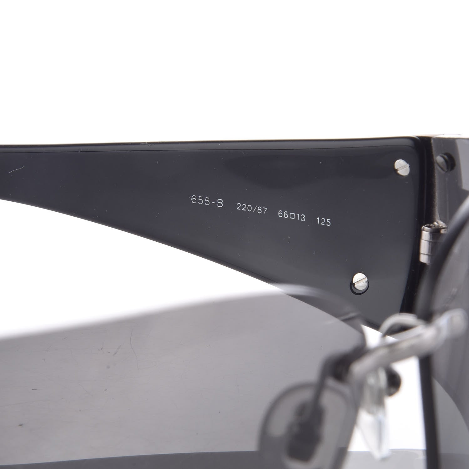 Bulgari Crystal 855-B Sunglasses Black 5 of 6
