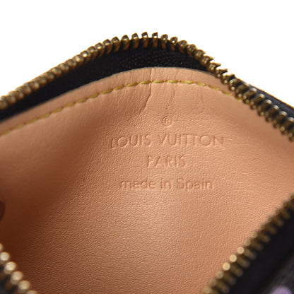 Louis Vuitton Monogram Multicolor Key Pouch Black 5 of 6