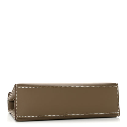 Hermes Swift Kelly Pochette Clutch Etoupe 4 of 11