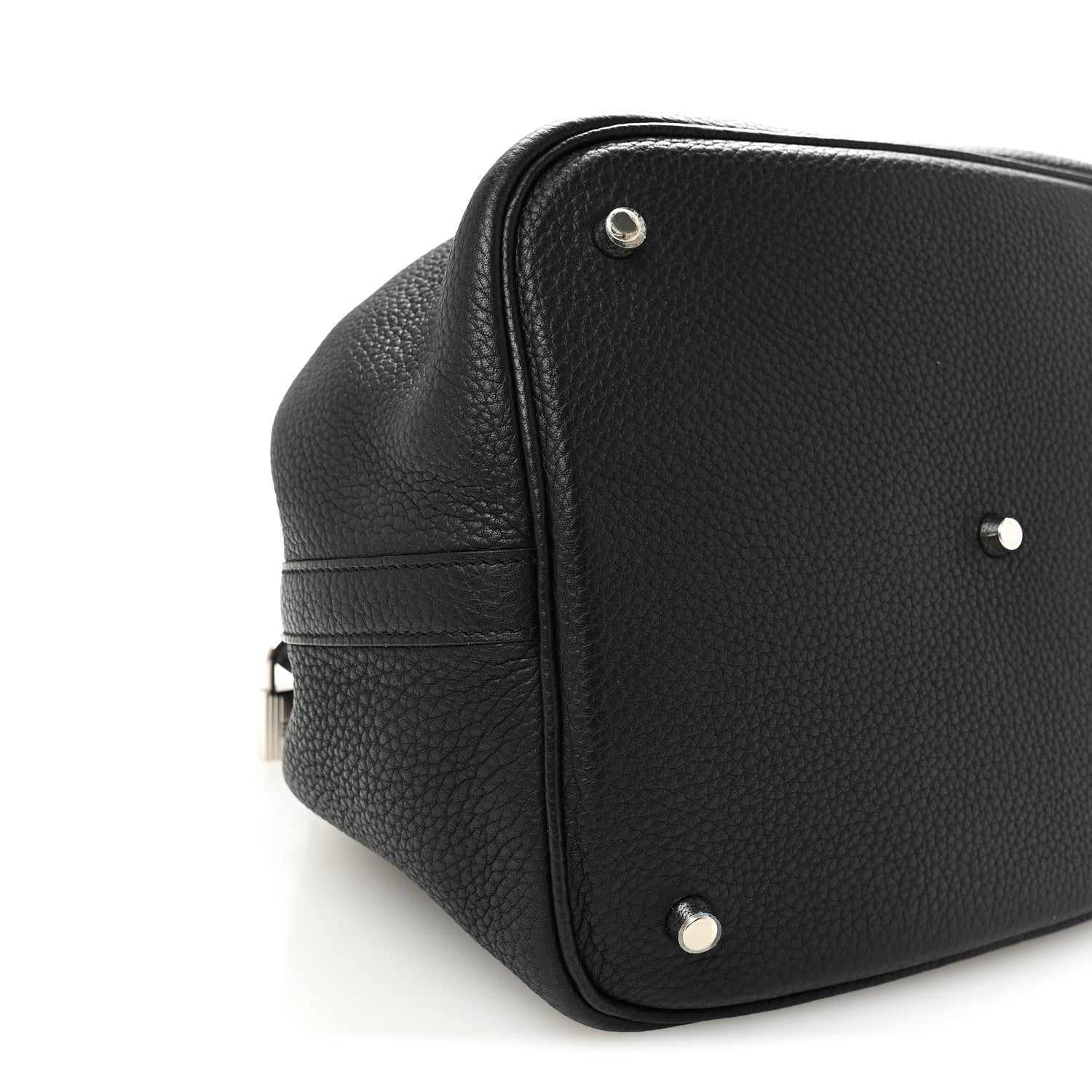 Hermes Taurillon Clemence Picotin Lock 26 GM Black 8 of 9