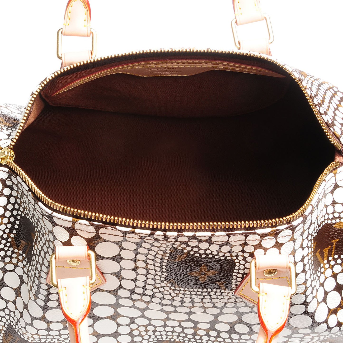 Monogram Kusama Town Speedy 30 White