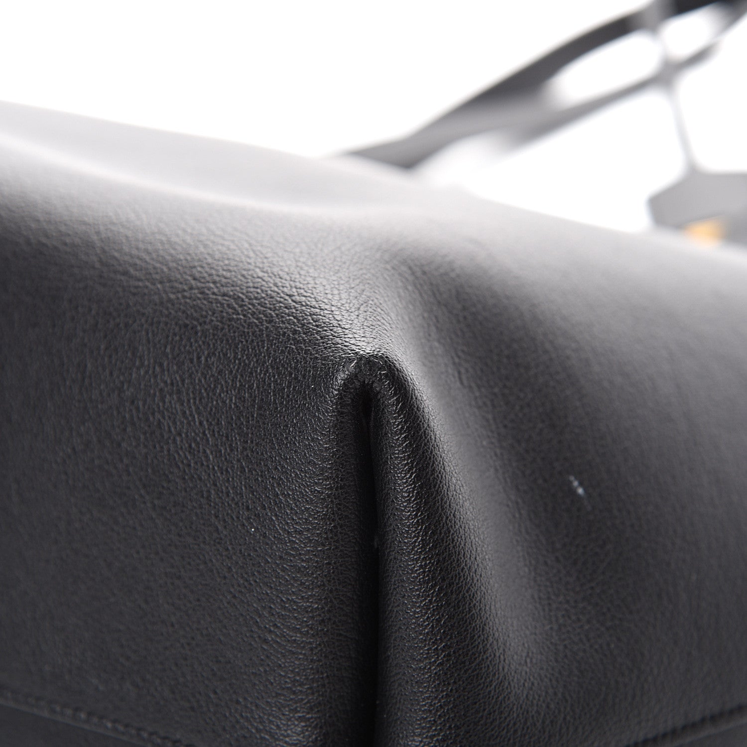 Saint Laurent Calfskin Large Shopping Tote Black 10 of 13