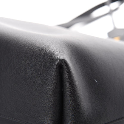 Saint Laurent Calfskin Large Shopping Tote Black 10 of 13