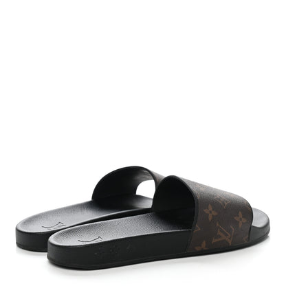 Louis Vuitton Rubber Monogram Mens Waterfront Mules 8 Macassar 4 of 8