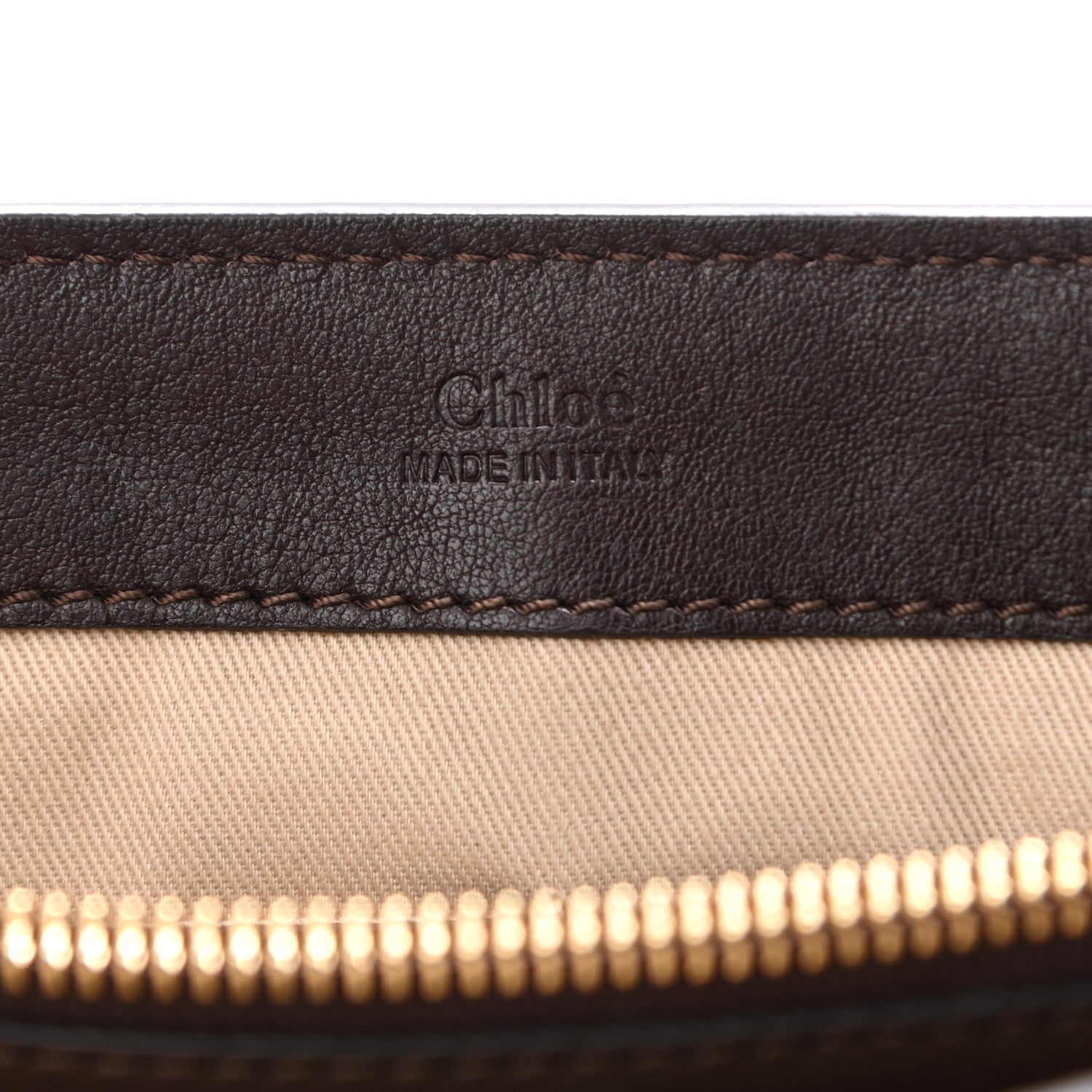 Chloe Calfskin Small Faye Day Shoulder Bag Carbon Brown 8 of 12