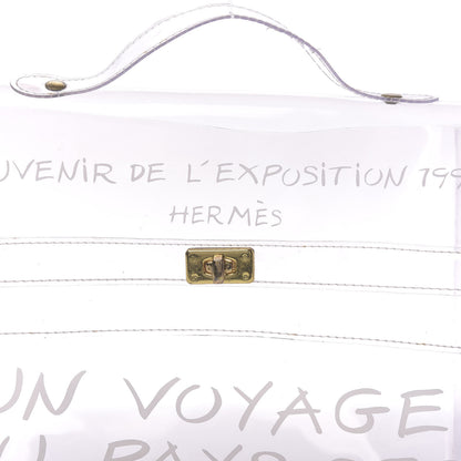 Hermes Vinyl Souvenir De L'Exposition Kelly Transparent 6 of 13