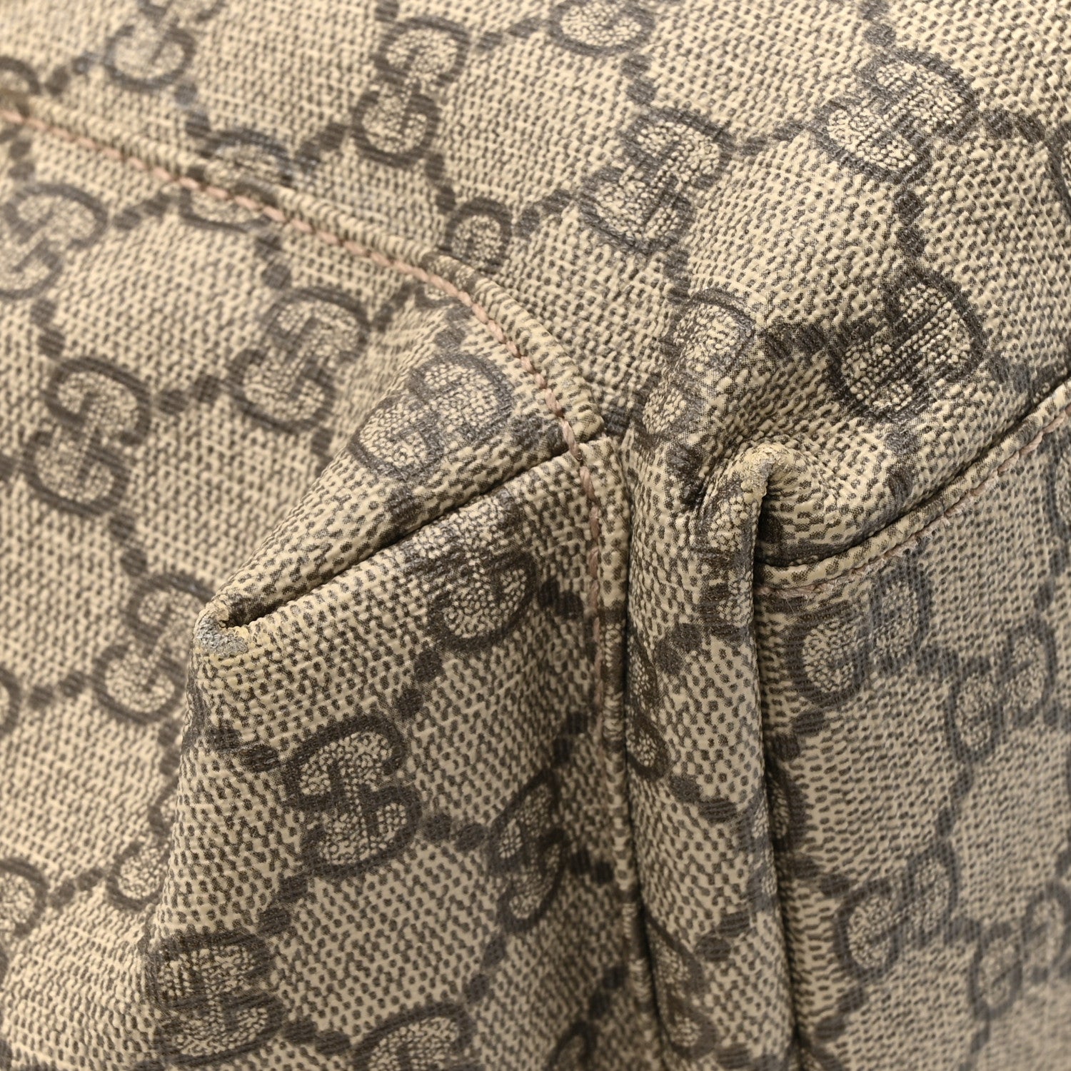 Gucci GG Plus Monogram Messenger Diaper Bag Dark Brown 17 of 20