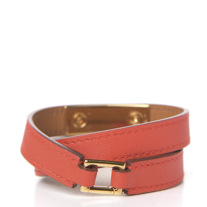 Hermes Swift Rivale Double Tour Bracelet S Capucine 3 of 6