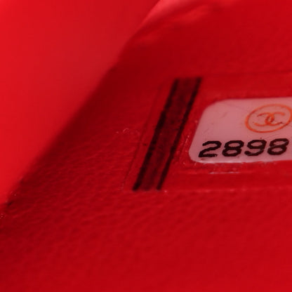 Chanel Caviar Quilted Medium CC Filigree Vanity Case Red 7 of 11