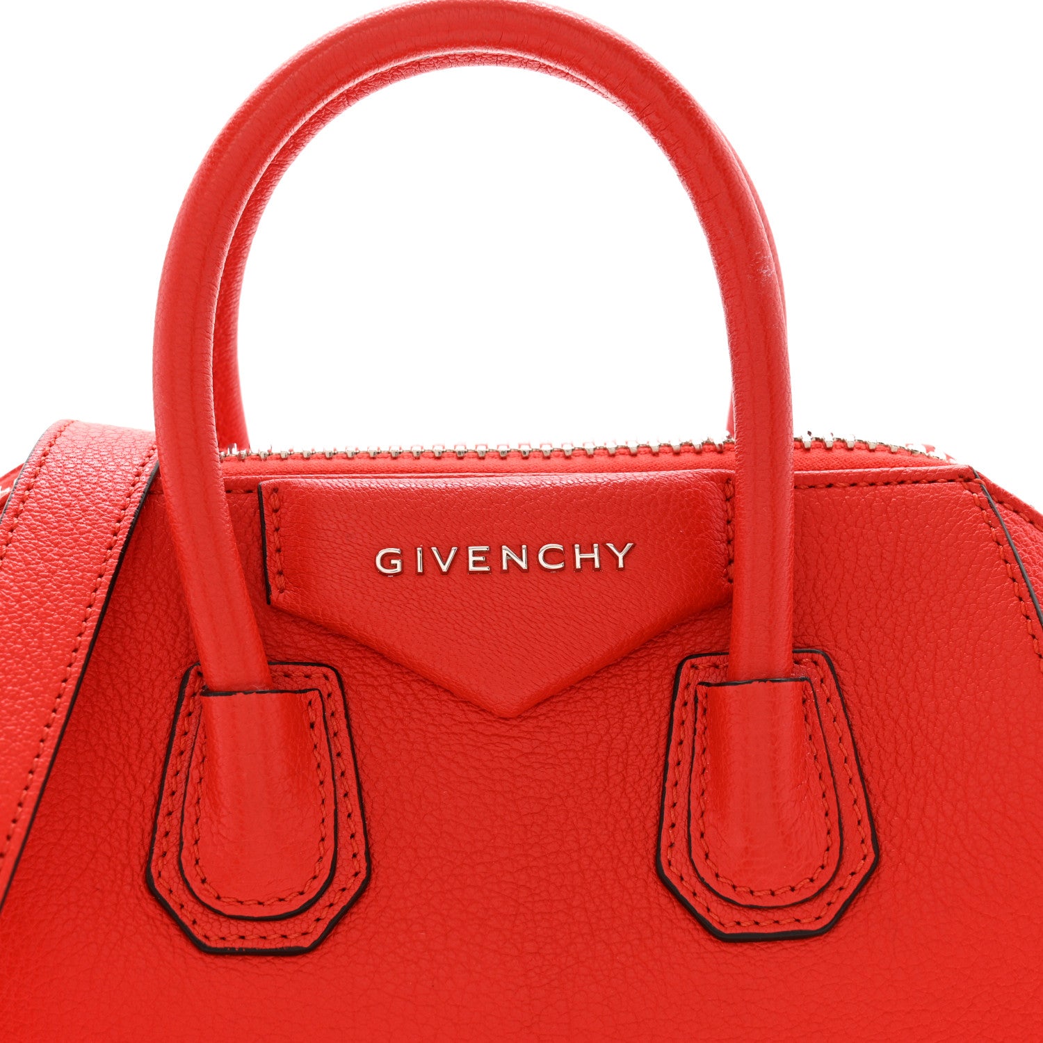 Givenchy Sugar Goatskin Mini Antigona Pop Red 8 of 11