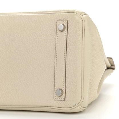 Hermes Taurillon Clemence Birkin 30 Beton 10 of 16