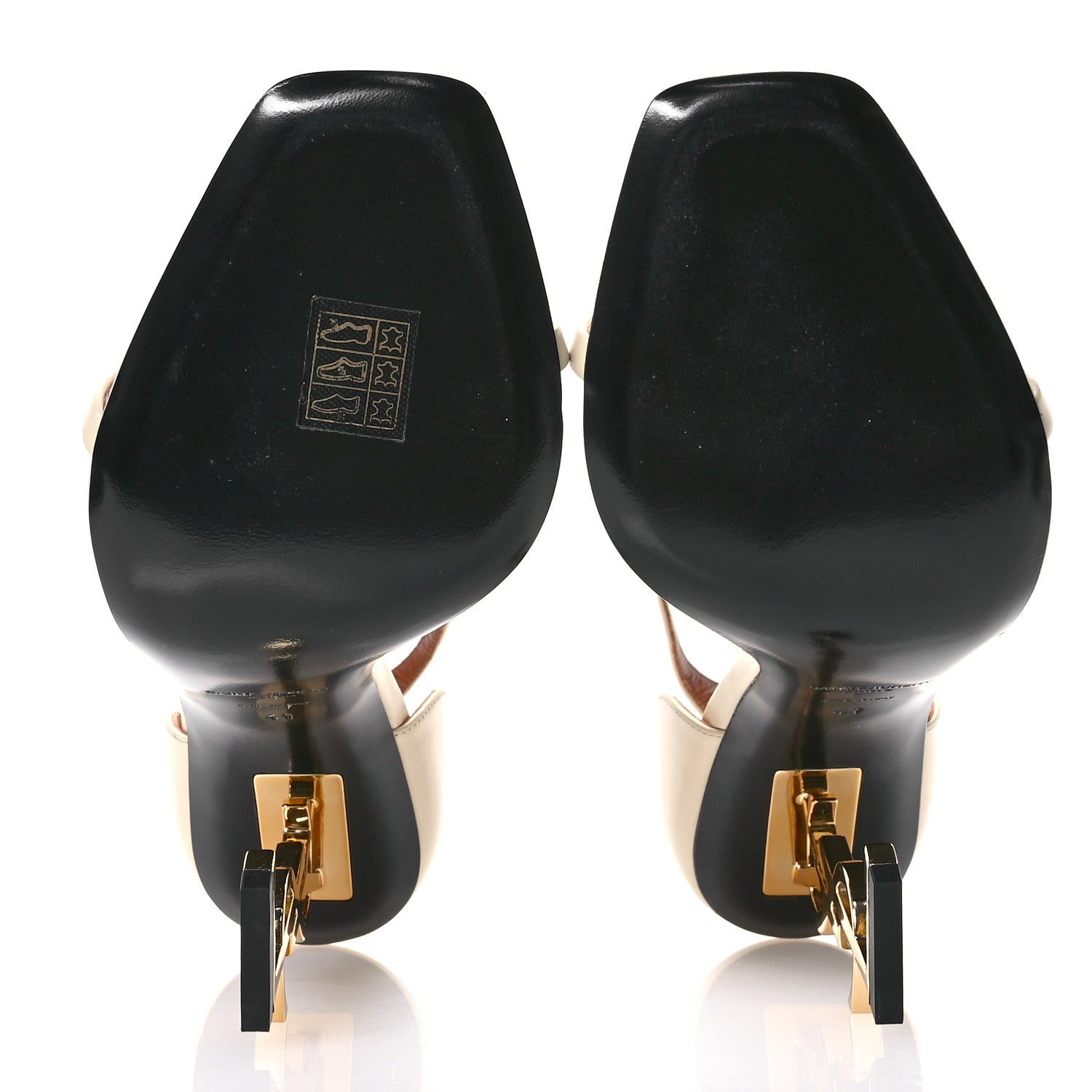Saint Laurent Calfskin 110 Opyum Sandals 41 Real Beige 6 of 9
