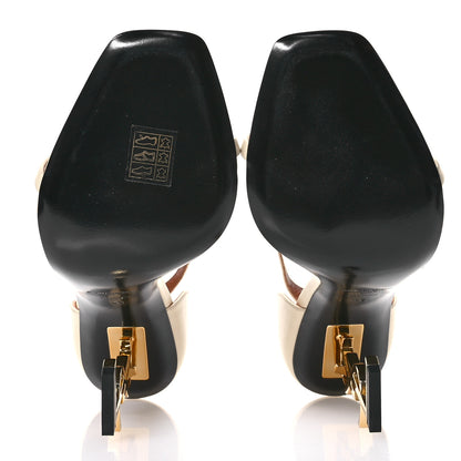 Saint Laurent Calfskin 110 Opyum Sandals 41 Real Beige 6 of 9