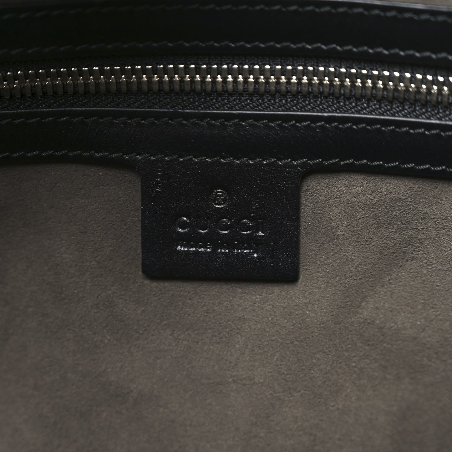 GG Supreme Monogram Selleria Calfskin Medium Duffle Beige Ebony Black
