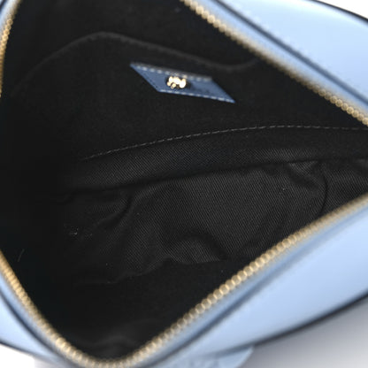Versace Calfskin Palazzo Medusa Camera Bag Blue 5 of 10