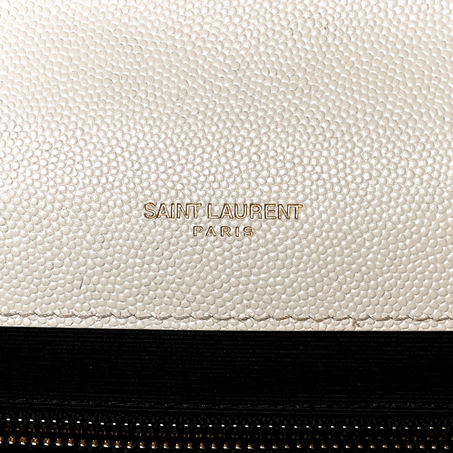 Saint Laurent Grain De Poudre Mixed Matelasse Large Triquilt Monogram Satchel Porcellana 6 of 13