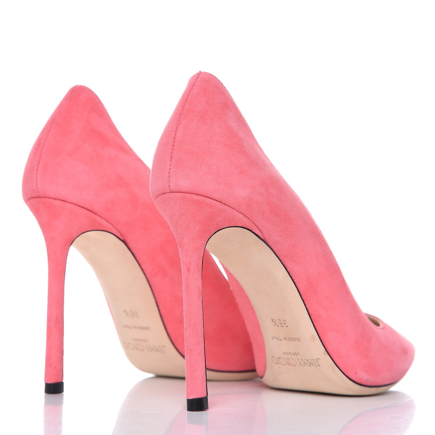 Jimmy Choo Suede Romy 110 Pumps 36.5 Pink 4 of 12