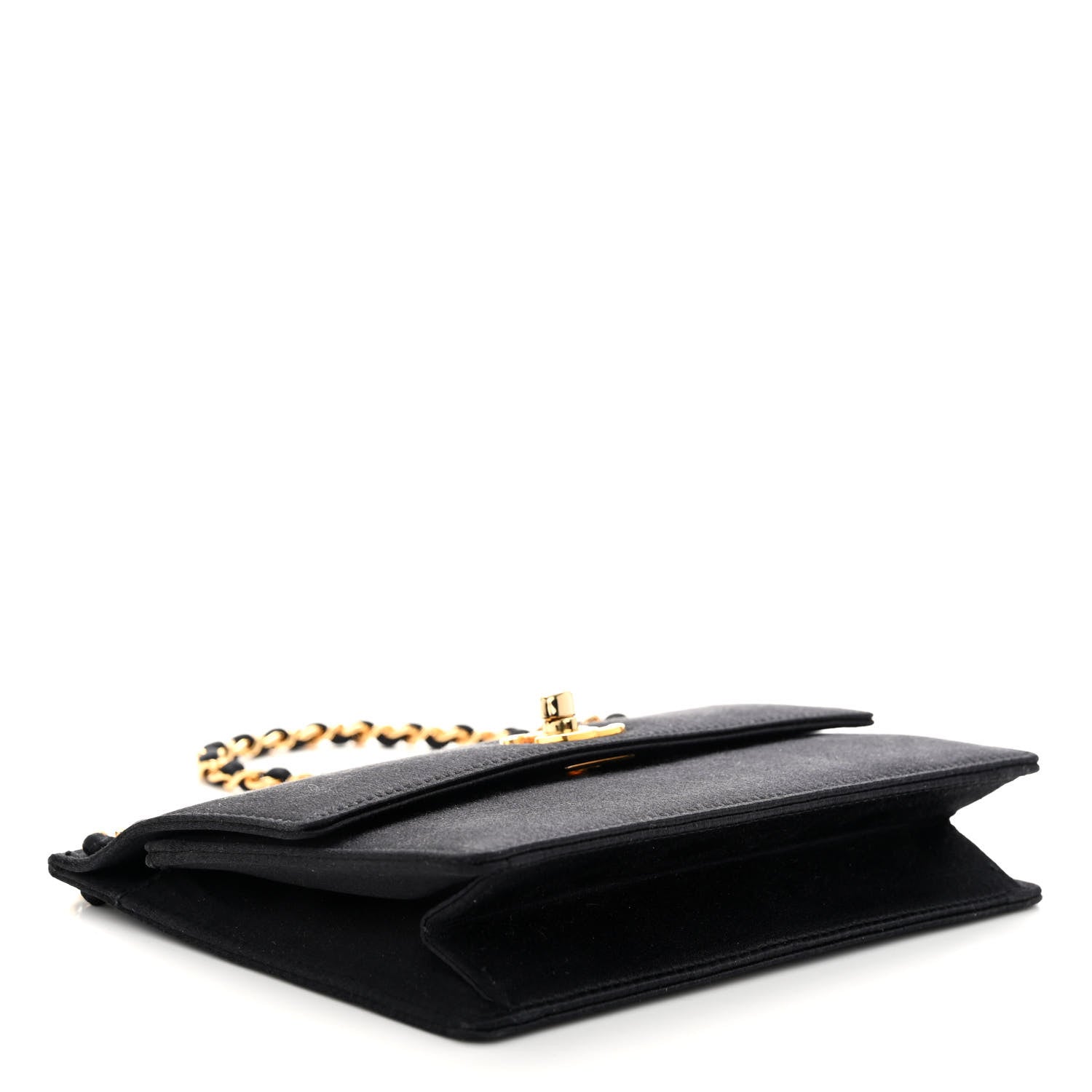 Chanel Satin Mini Flap Black 4 of 10