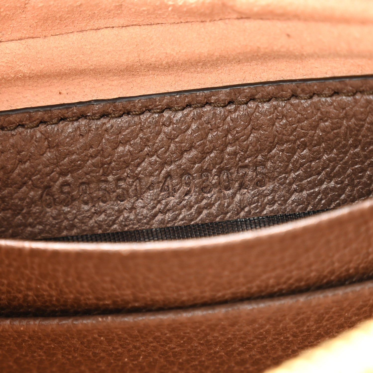 Gucci GG Supreme Monogram Textured Calfskin Web Mini Ophidia Half Moon Hobo Beige Ebony New Acero 7 of 11