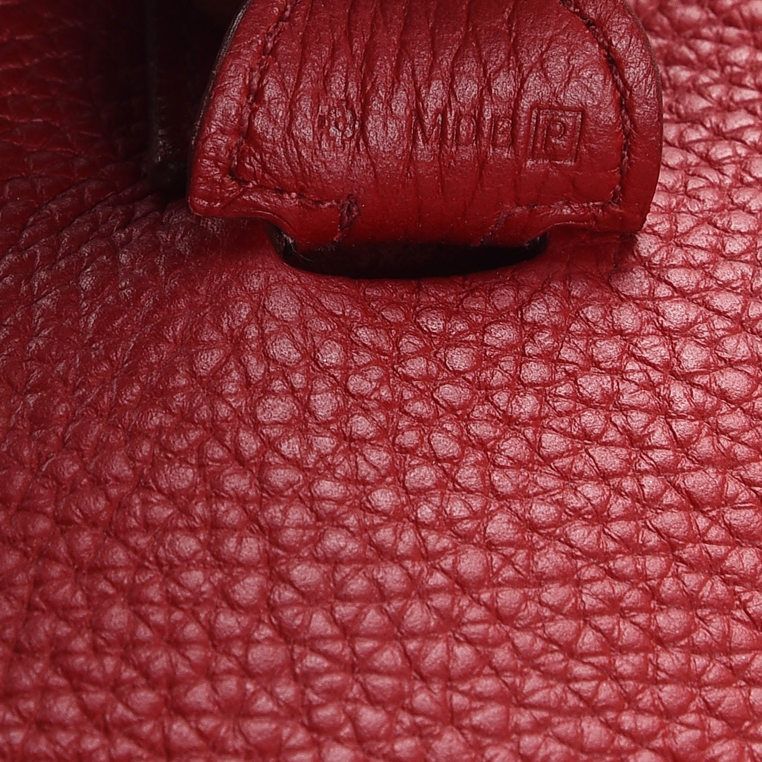 Hermes Taurillon Clemence Evelyne III PM Rouge Garance 7 of 7