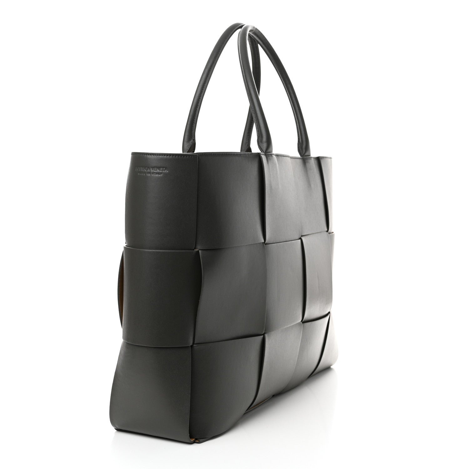 Bottega Veneta Nappa Maxi Intrecciato Large Arco Tote Grey 3 of 12