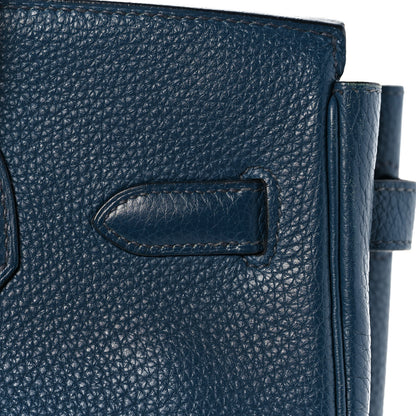 Hermes Togo Birkin 30 Bleu De Malte 11 of 35