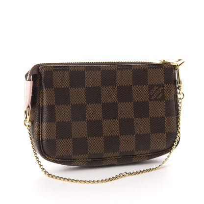Louis Vuitton Damier Ebene 2020 Christmas Animation Big Wheel Mini Pochette Accessories Rose Ballerine 3 of 8