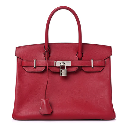 Hermes Epsom Birkin 30 Rouge Grenat 1 of 12