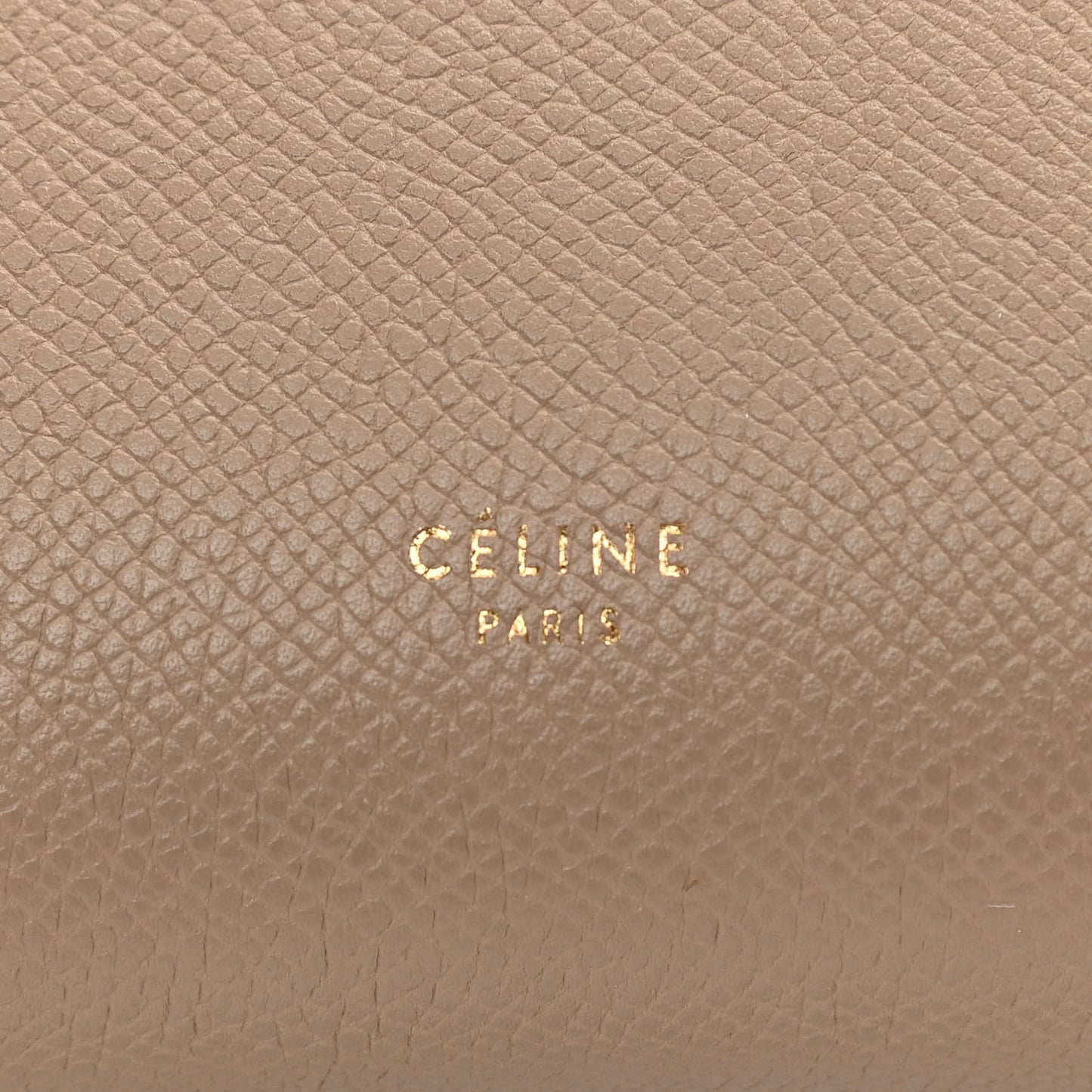Grained Calfskin Mini Belt Bag Light Taupe