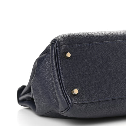 Hermes Togo Kelly Retourne 32 Bleu Nuit 9 of 10
