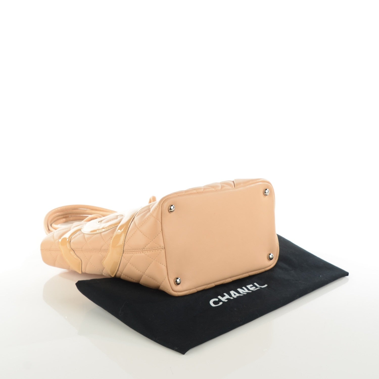 Chanel Calfskin Quilted Medium Cambon Tote Beige 4 of 7