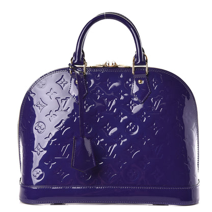 Louis Vuitton Vernis Alma PM Blueberry 1 of 10