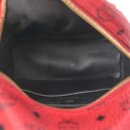MCM Visetos Studded Small Stark M Backpack Red 5 of 13