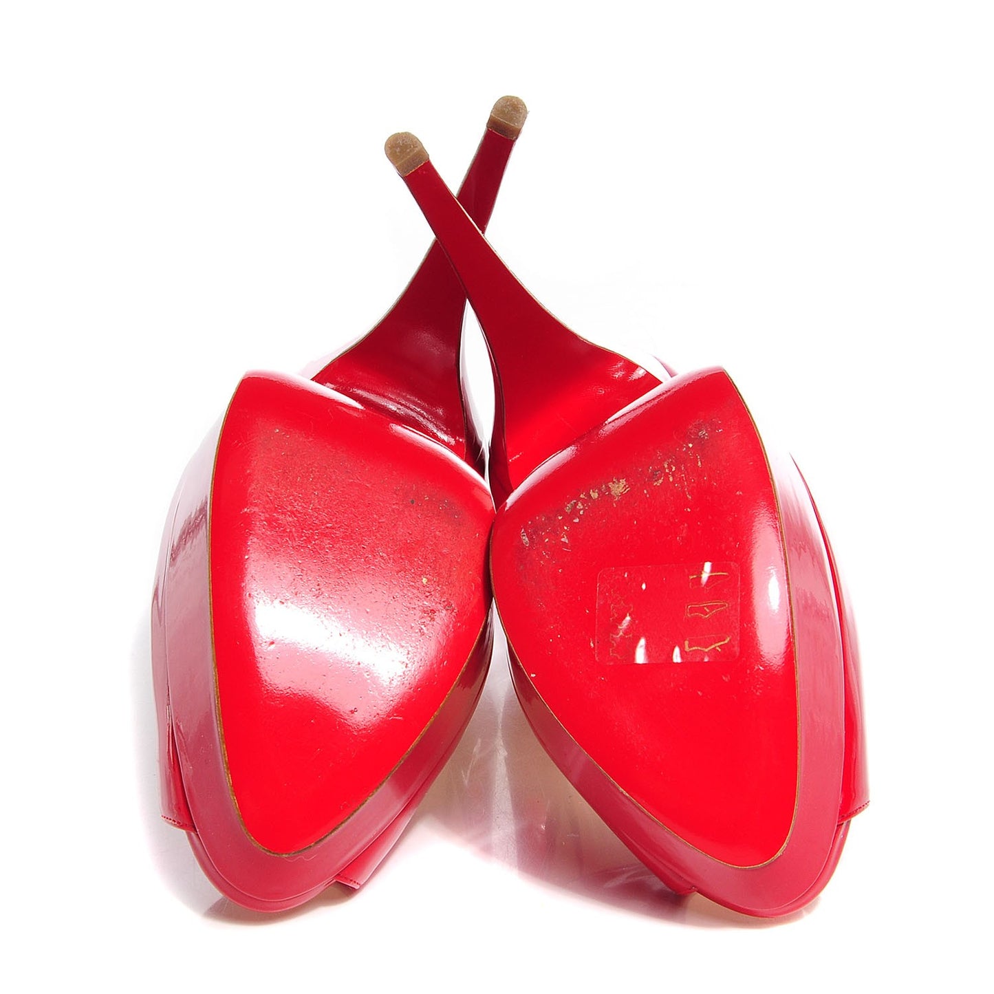 Patent Lady Peep 150 Pumps 40.5 Red