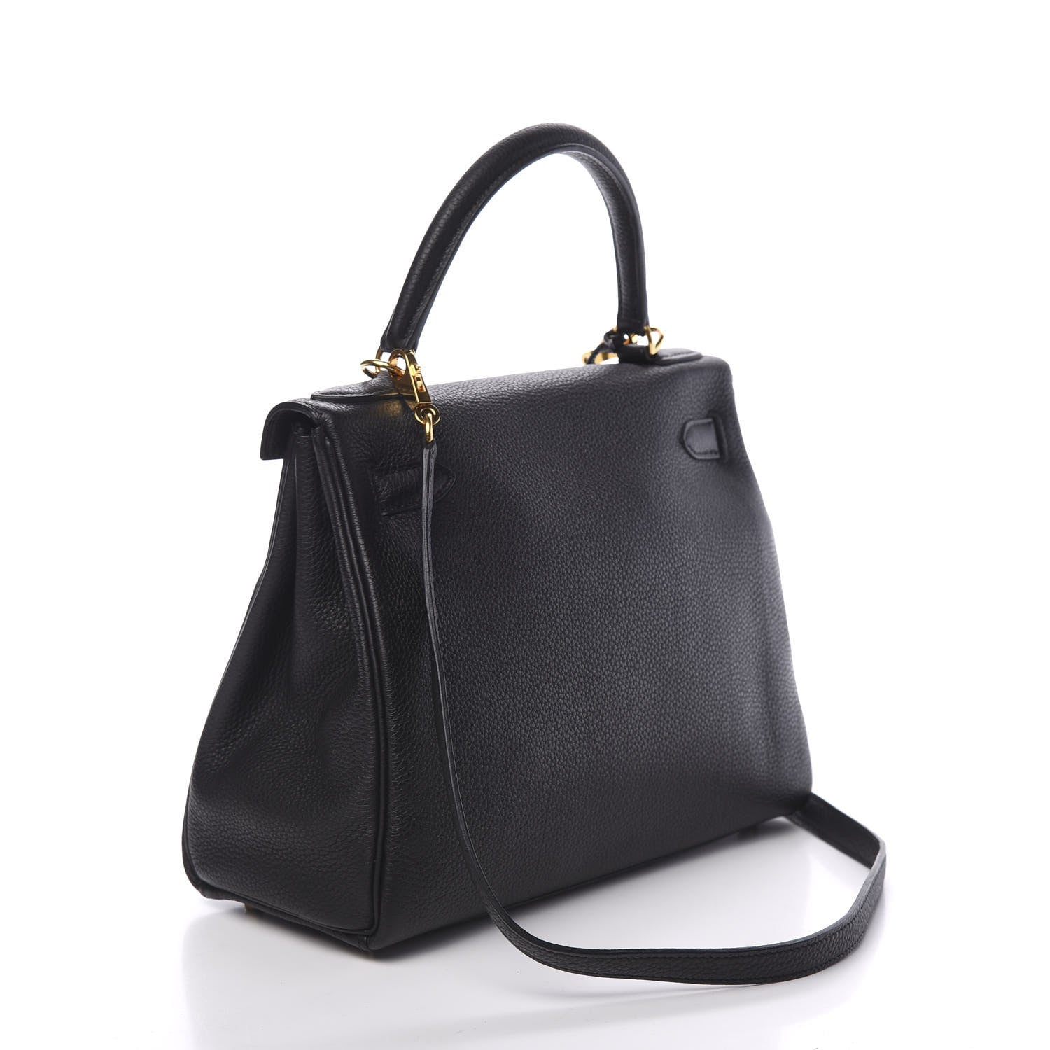 Hermes Togo Kelly Retourne 28 Black 2 of 9