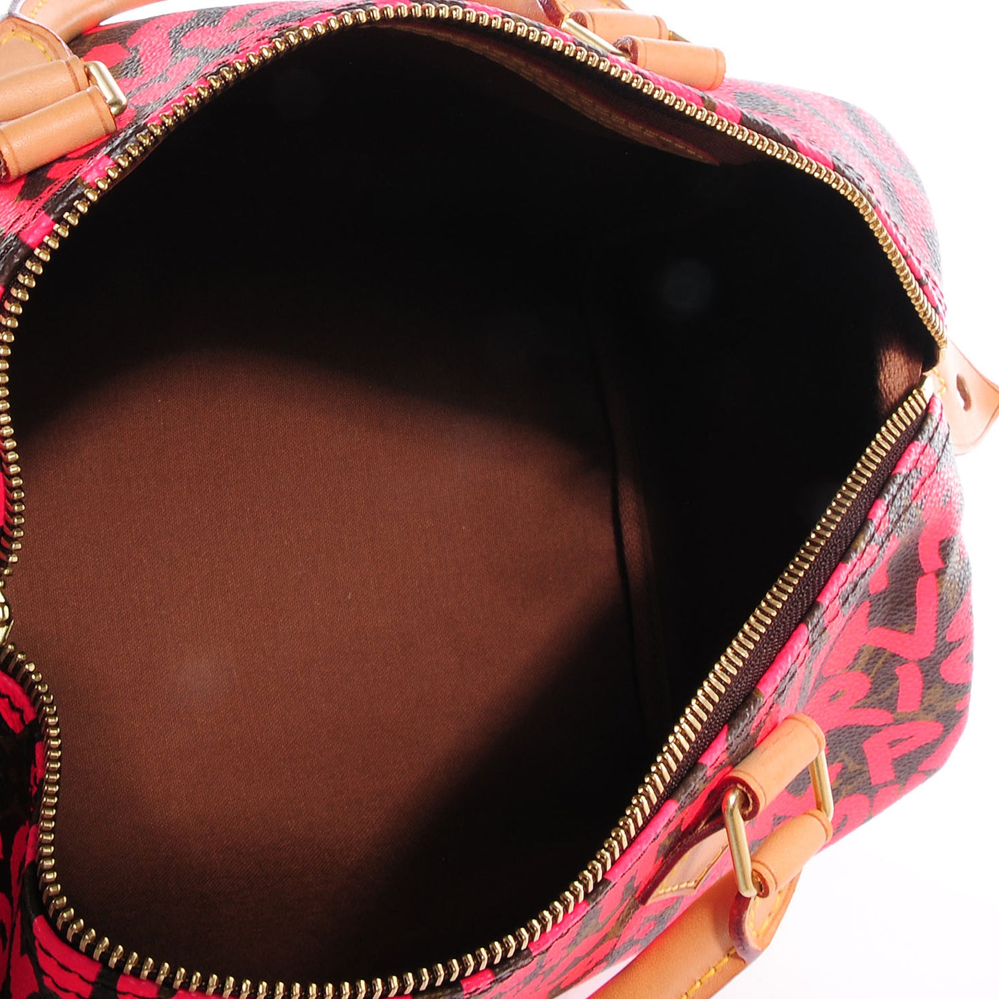 Monogram Graffiti Speedy 30 Fuchsia