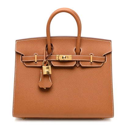 Hermes Epsom Birkin Sellier 25 Gold 1 of 10