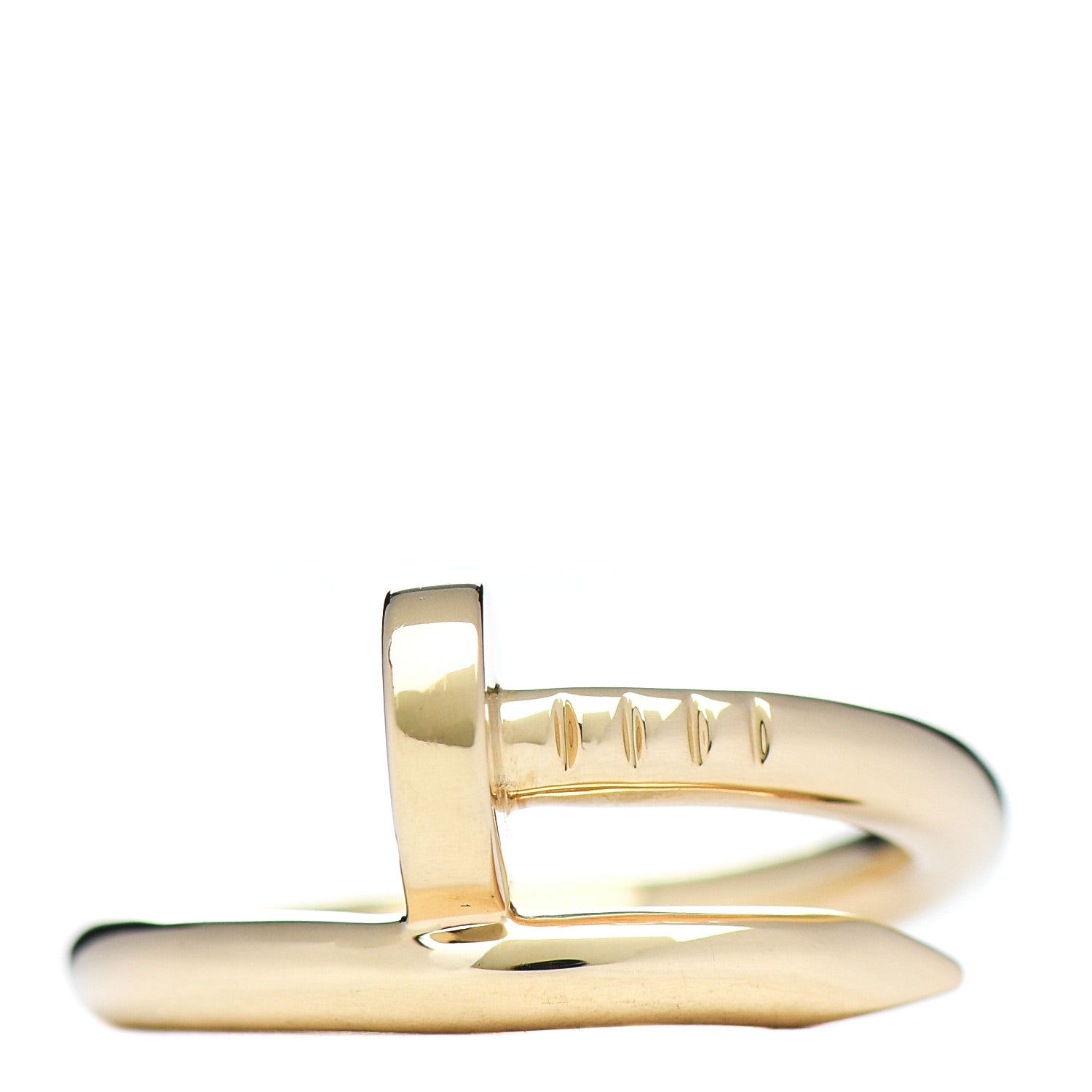Cartier 18K Yellow Gold Juste Un Clou Ring 51 5.75 1 of 5