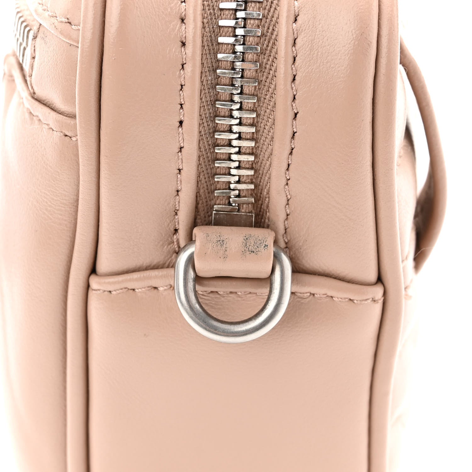 Prada Soft Calfskin Impunture Diagramme Belt Bag Cipria 10 of 10