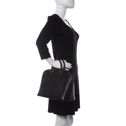 Louis Vuitton Epi Alma PM Black 2 of 10