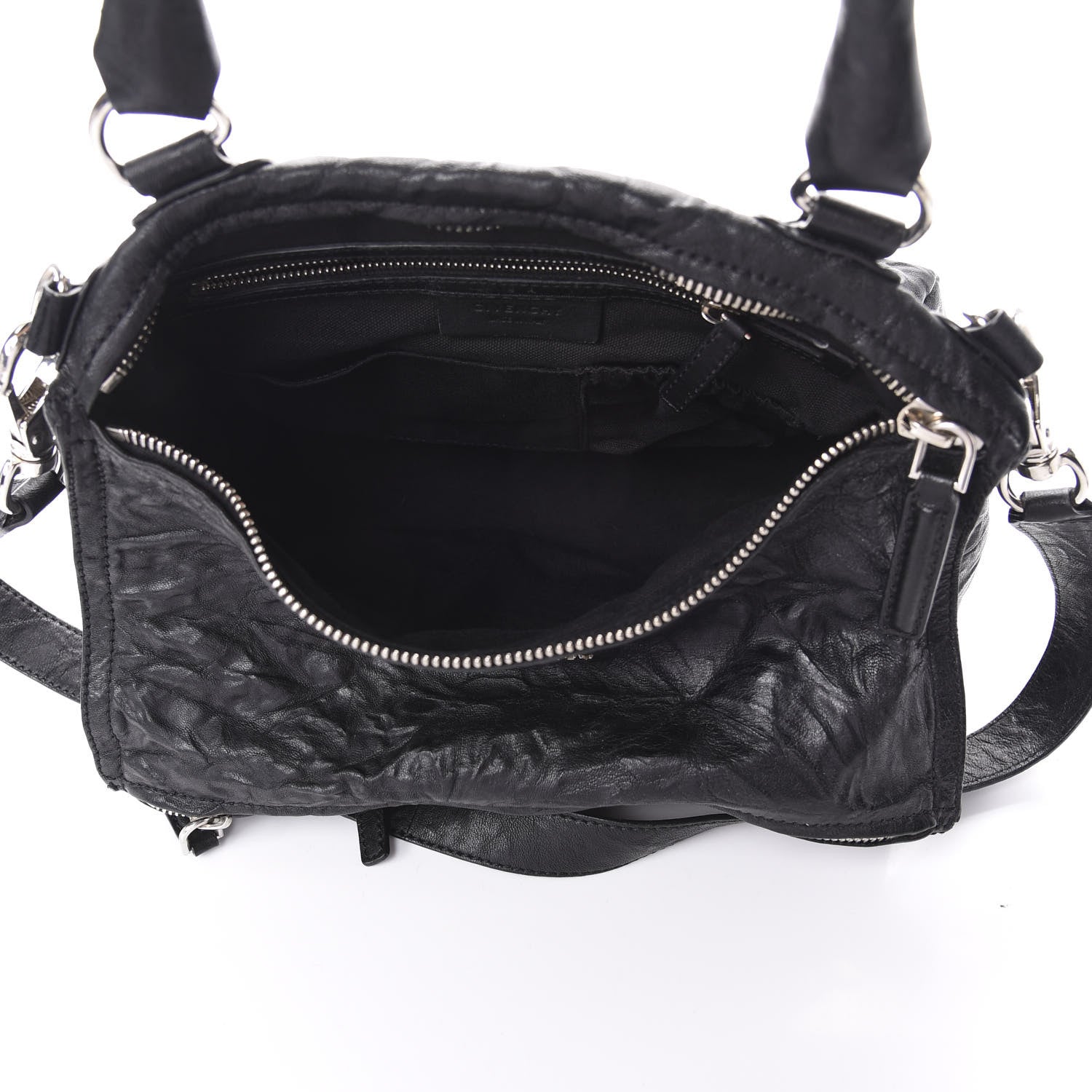 Givenchy Tumbled Sheepskin Medium Pandora Bag Black 5 of 9