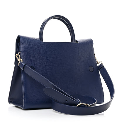 Christian Dior Bullcalf Medium Diorever Flap Navy 2 of 16